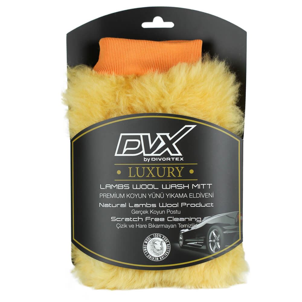 Divortex Premium Lambswool Polishing & Washing Gloves