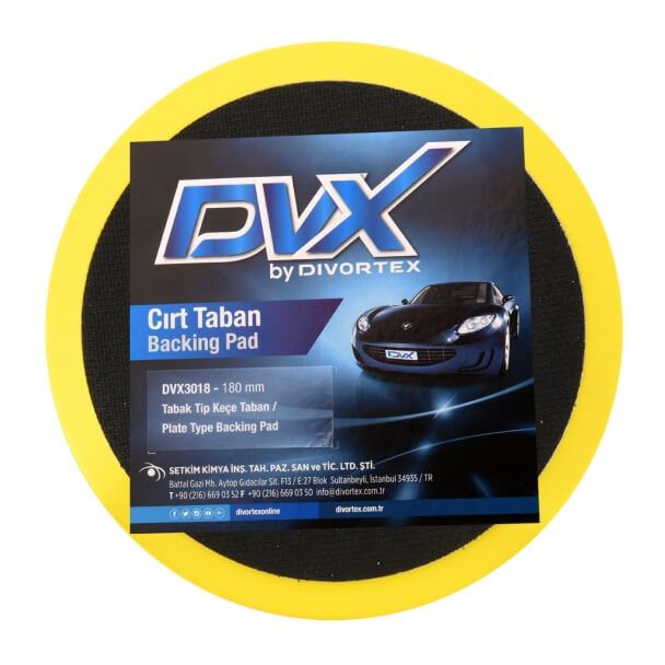 DVX Tabak Tipi Polisaj Makine Tabanı 180 Mm