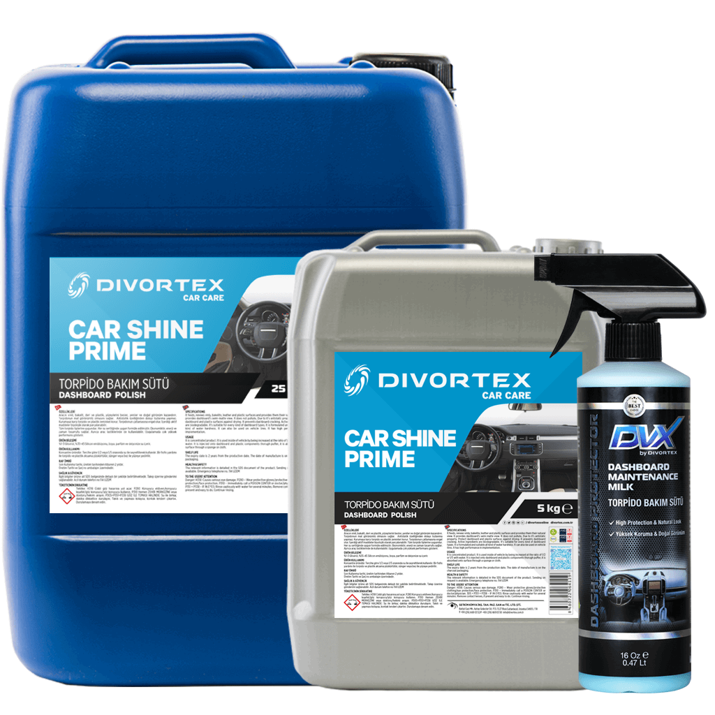 Divortex Car Shine Prime-Dashboard Protection and Clean Milk