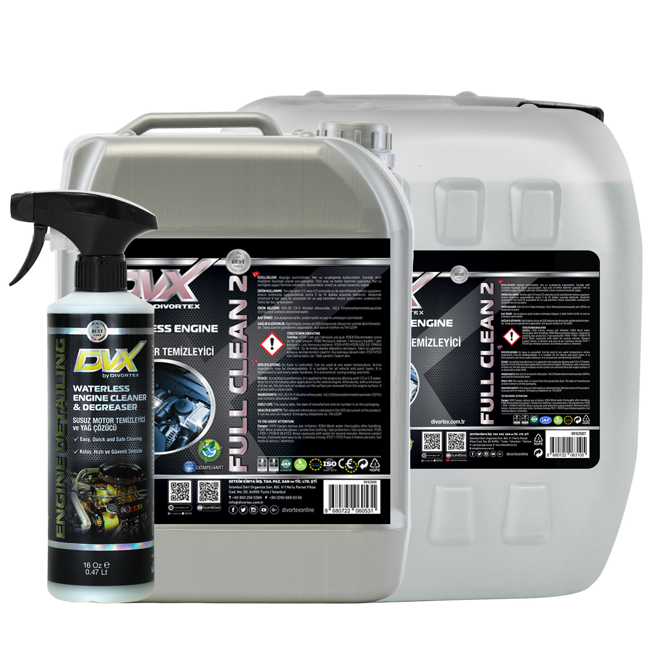 DVX Full Clean 2 Waterless Engine Degreaser and Cleaner