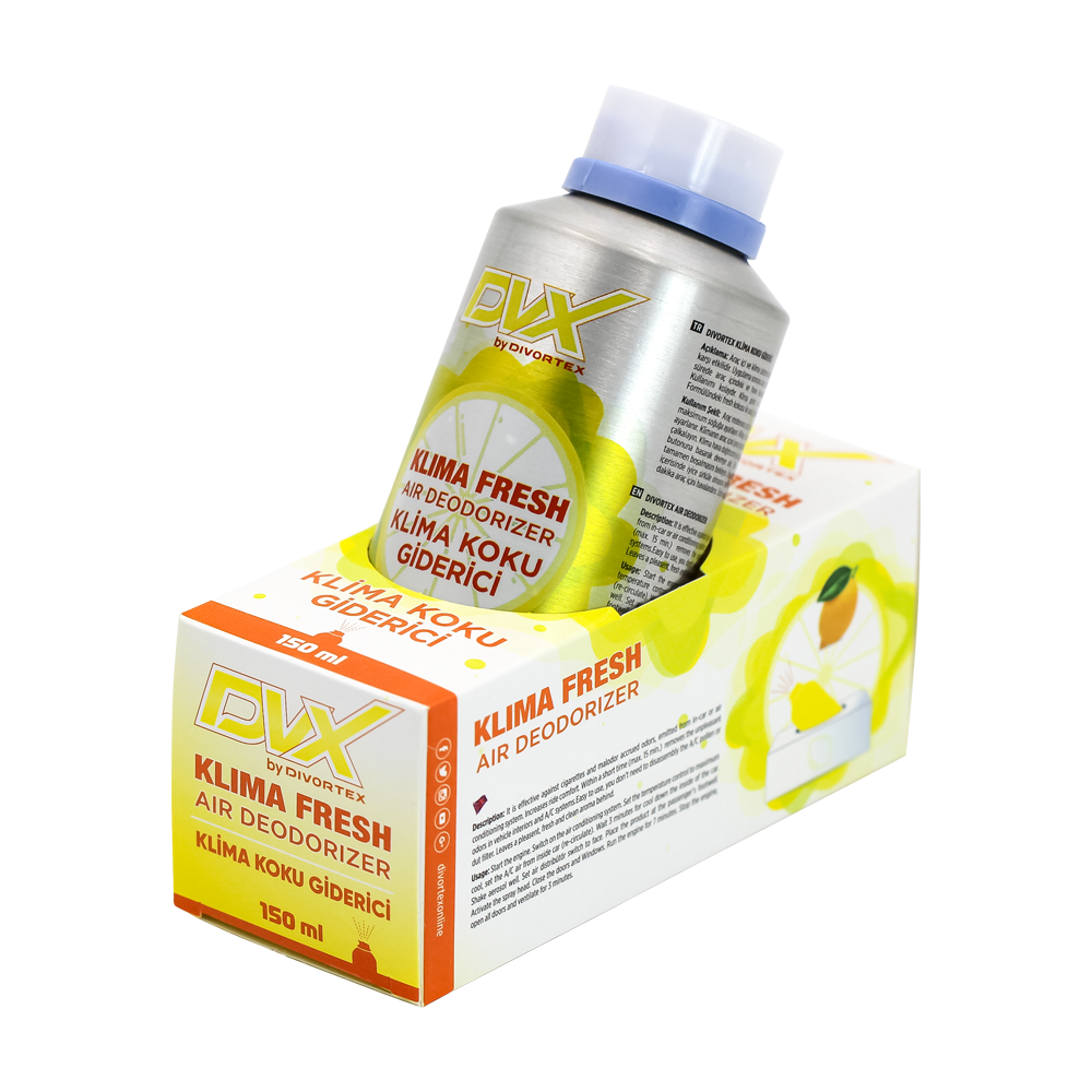 Divortex Klima Fresh  Anti Odor / Air Freshener - Lemon