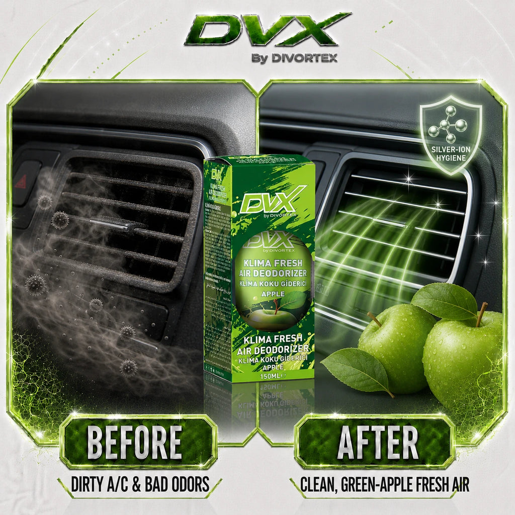 DVX A/C Fresh car A/C spray - before and after | Apple