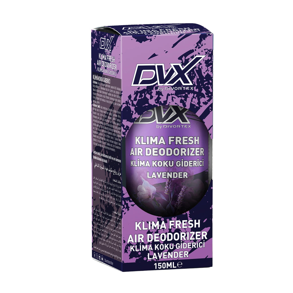 DVX A/C Fresh car A/C odor spray can - product | Lavender