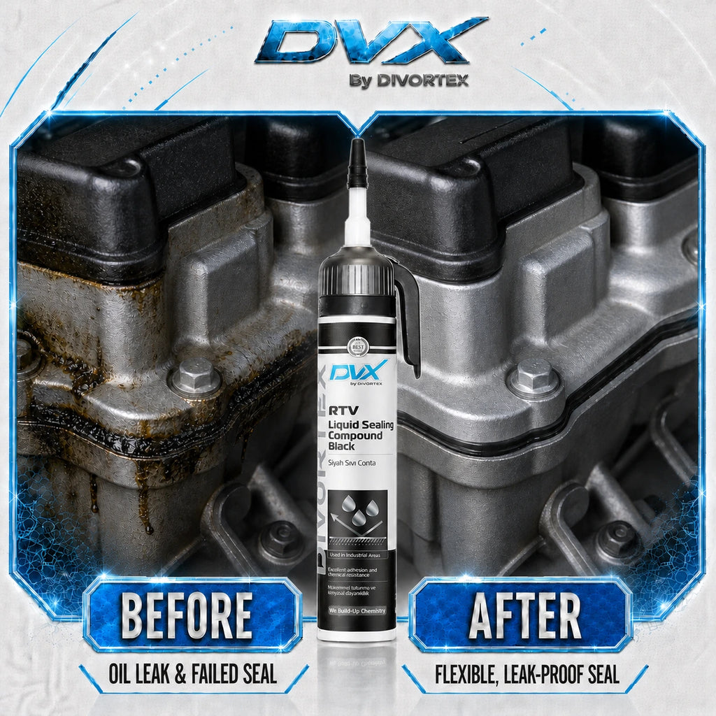 Liquid Gasket Sealant 200 ML - before and after | Black