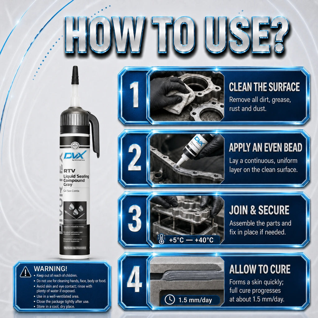 Liquid Gasket Sealant 200 ML - how to use | Gray
