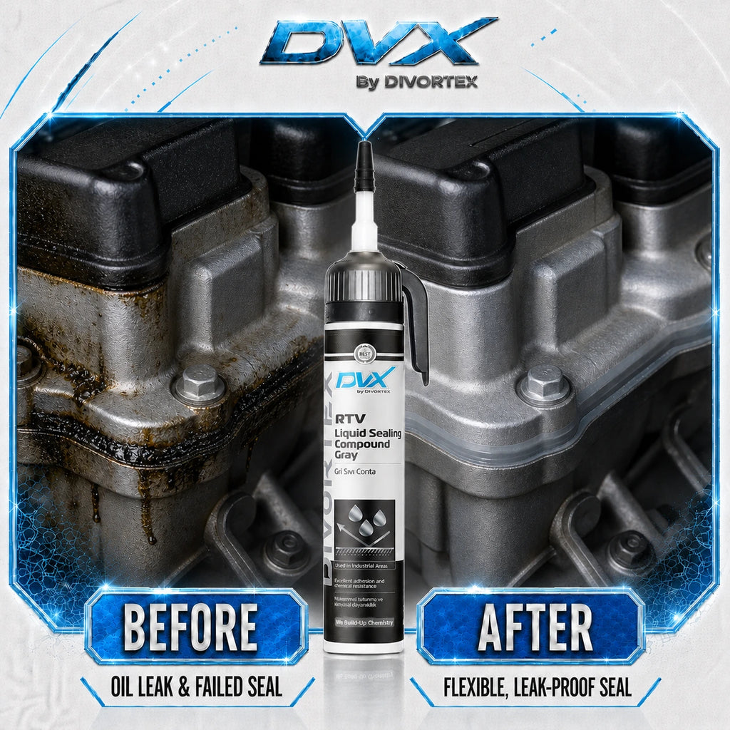 Liquid Gasket Sealant 200 ML - before and after | Gray