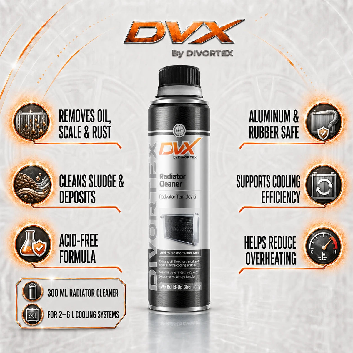 Radiator Cleaner 300 ML - features