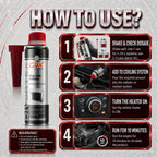 Radiator Leak Stok 300 ML - how to use