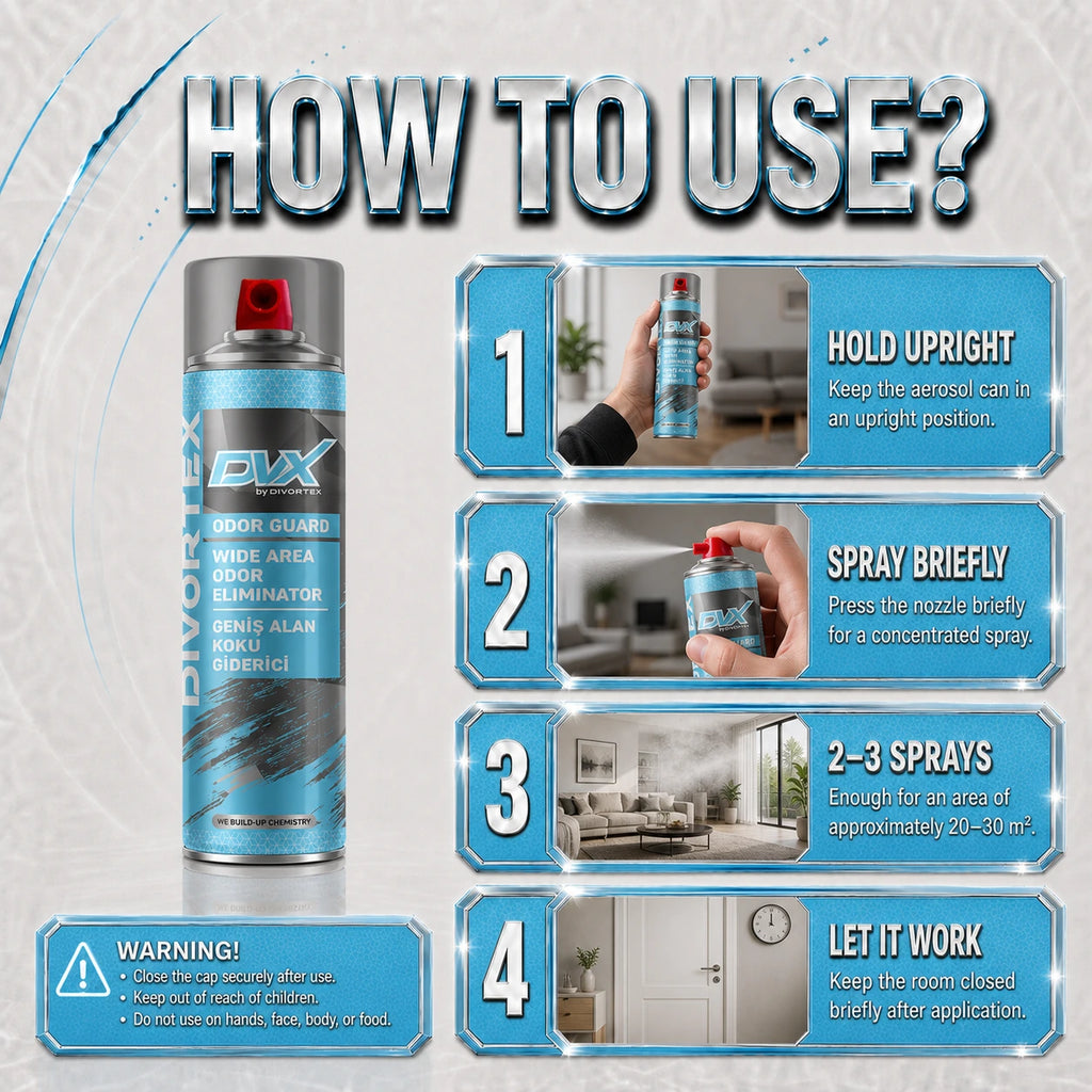 Wide Area Fragrance 500 ML - how to use | Odor Guard