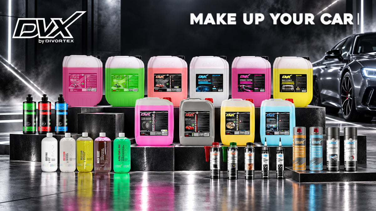 DVX by Divortex car care product range – Make up your car