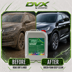 United Colors Active Foam Car Wash Shampoo - before and after | Green