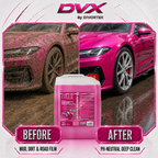 DVX Wash & Berry car shampoo - before and after wash