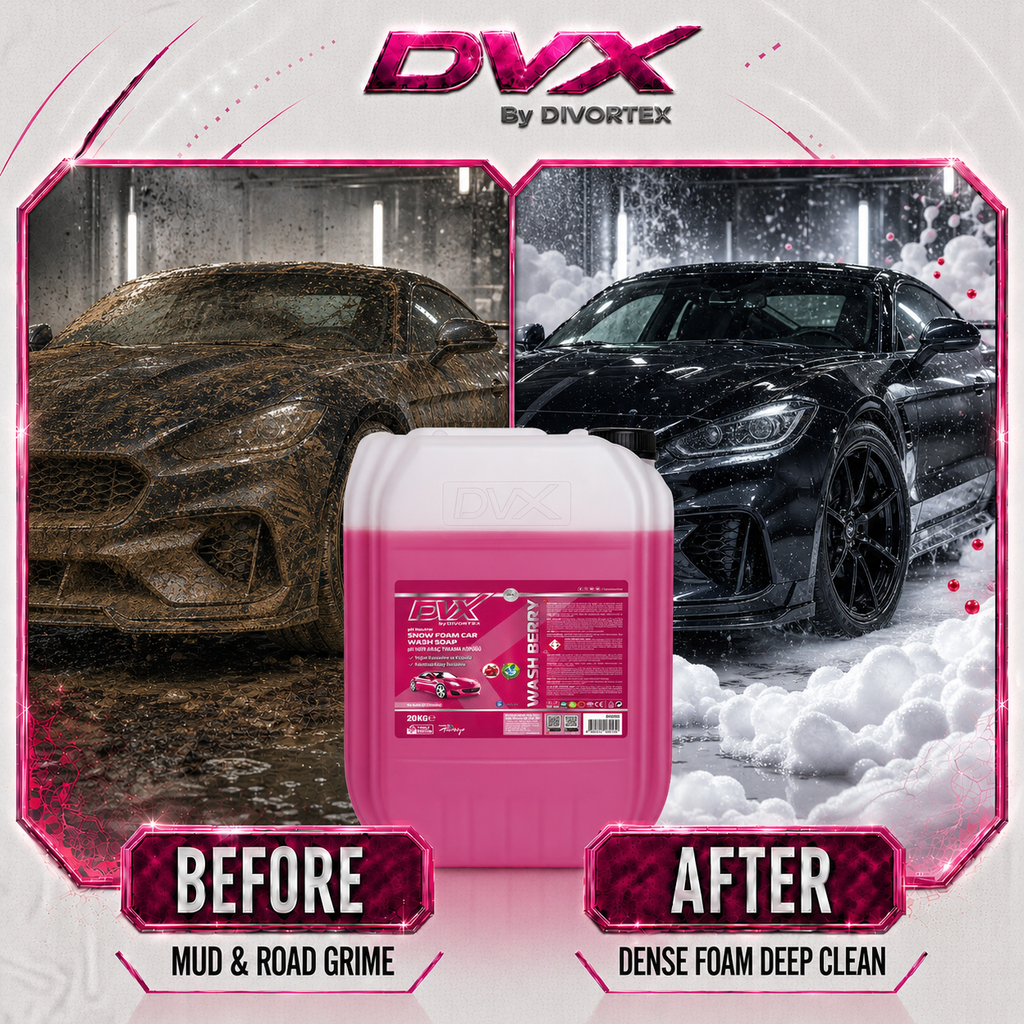 DVX Wash & Berry car shampoo - before and after results