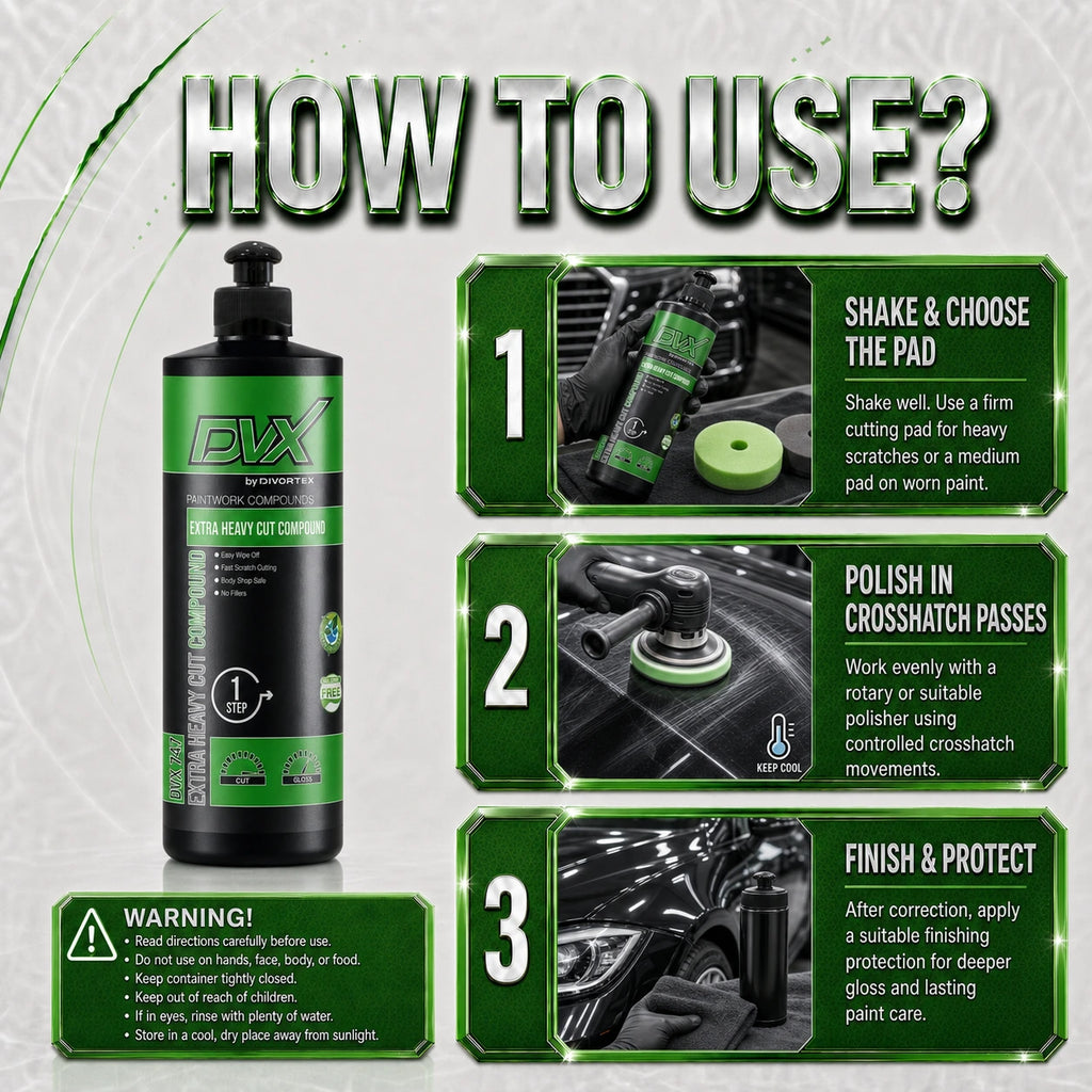 Extra Heavy Cut Compound Step 1 1 LT - features