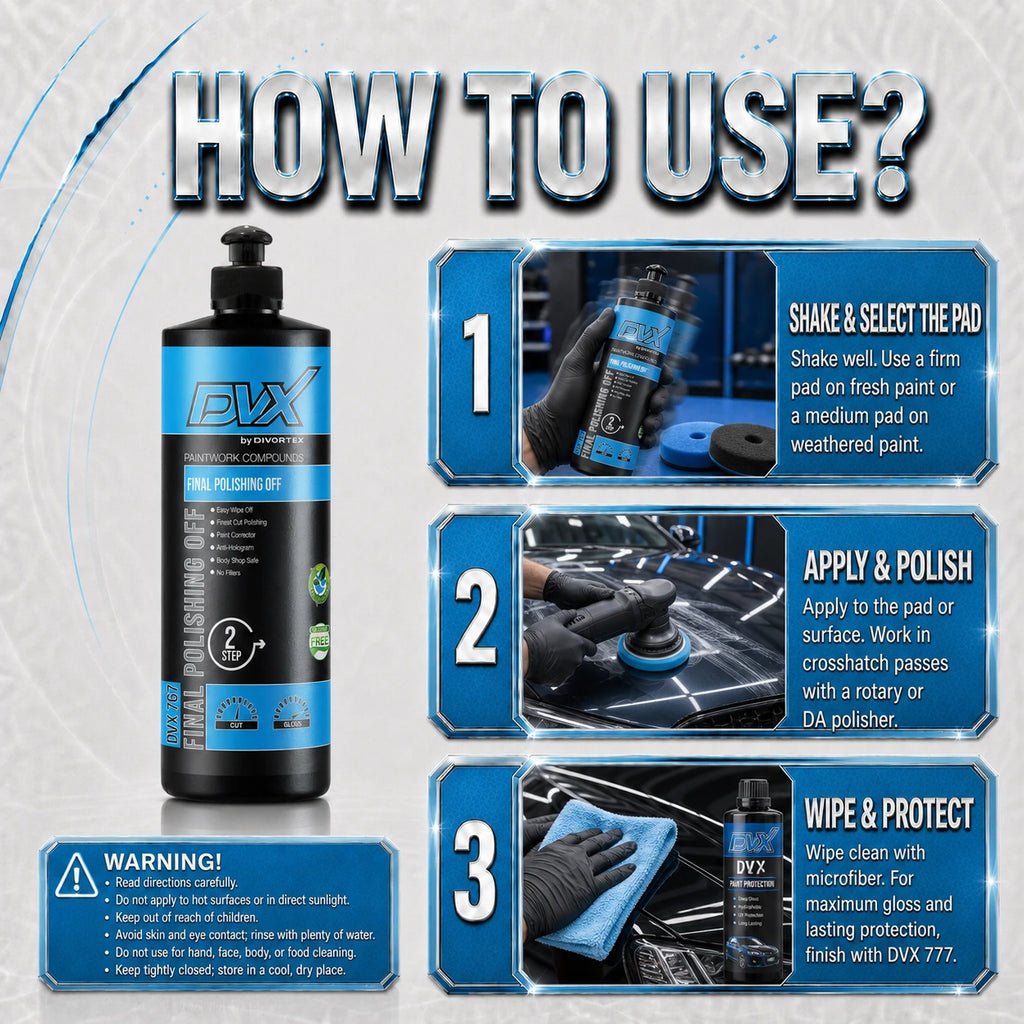 Final Finish Polish Step 2 - 1 LT - how to use