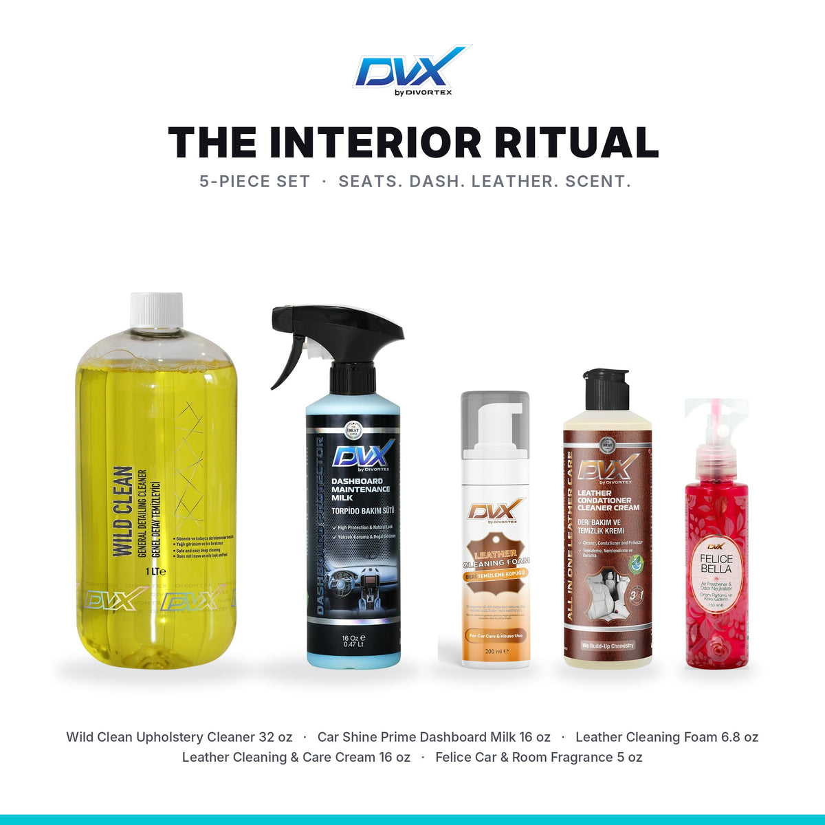 The Interior Ritual – 5-Piece Interior Care Set