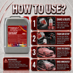 United Colors Active Foam Car Wash Shampoo - how to use | Red