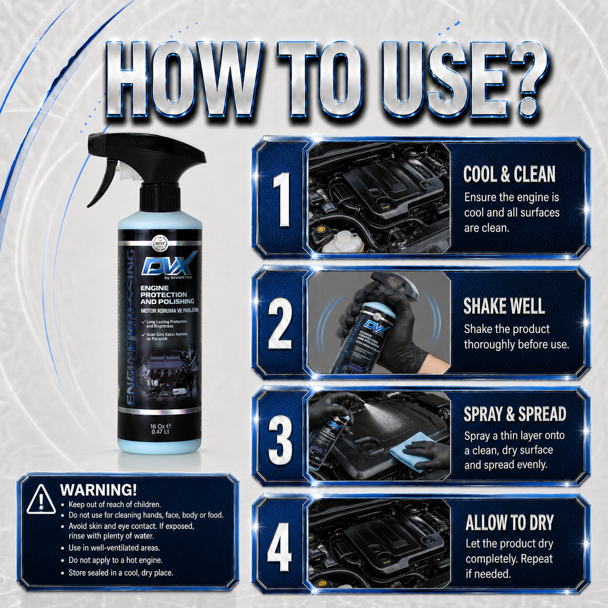 MP2 - Engine Protectant & Shine (16 oz)