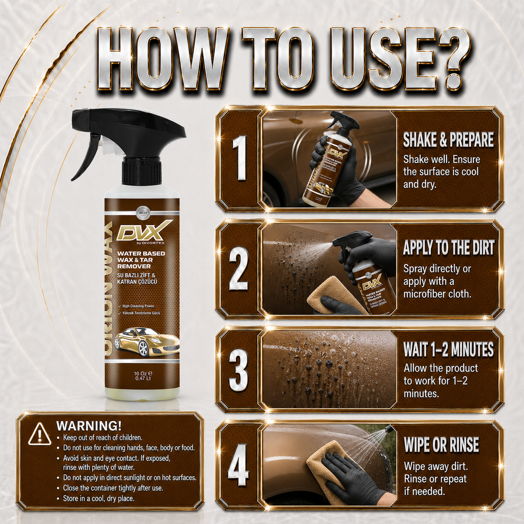 Orion Wax - Tar & Adhesive Remover, Water Based (16 oz)