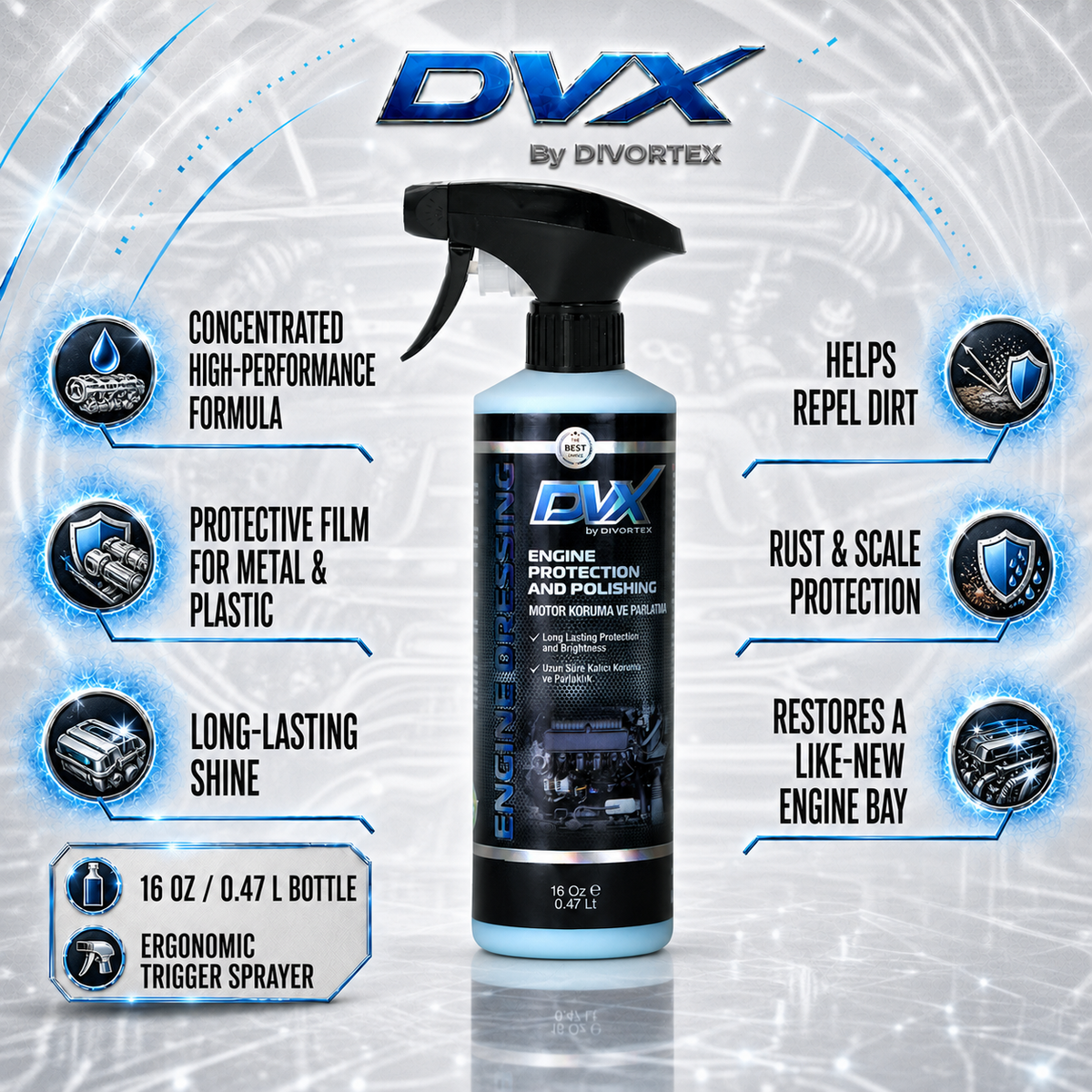 MP2 - Engine Protectant & Shine (16 oz)