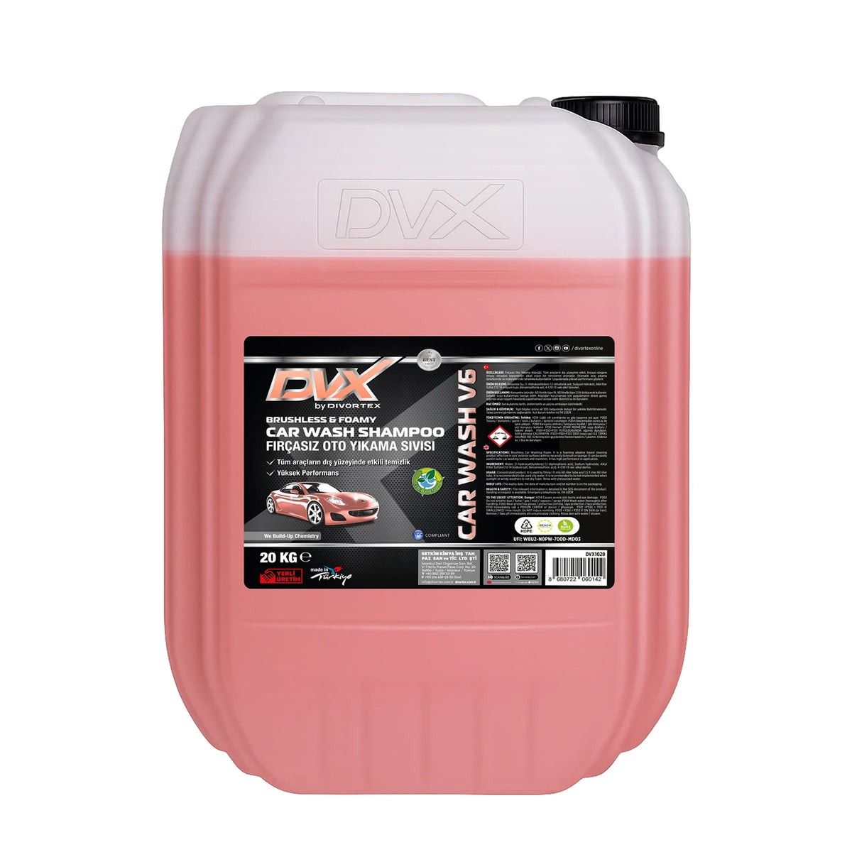 DVX Car Wash V6 brushless touchless car shampoo (4.59 gal)