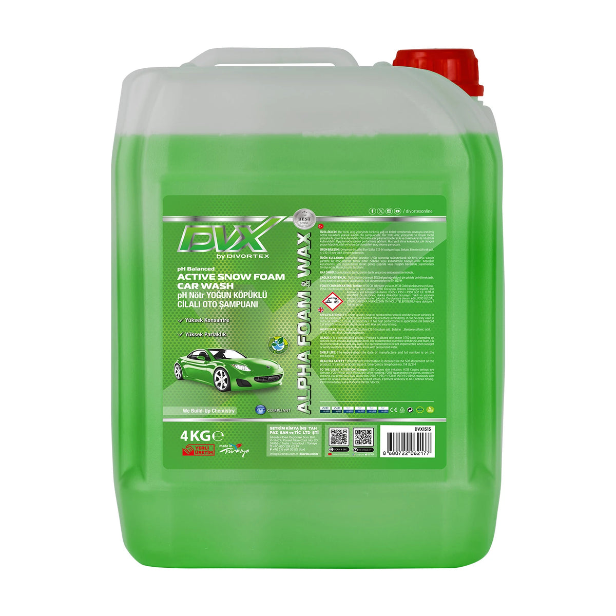 DVX | Alpha Green Apple - Car Shampoo (4 L)