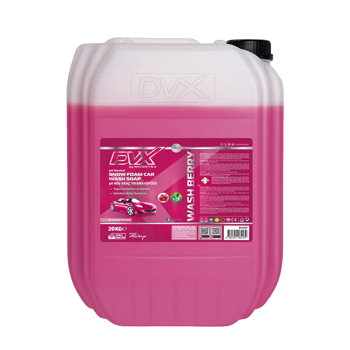 DVX Wash & Berry car shampoo (5.28 gal)