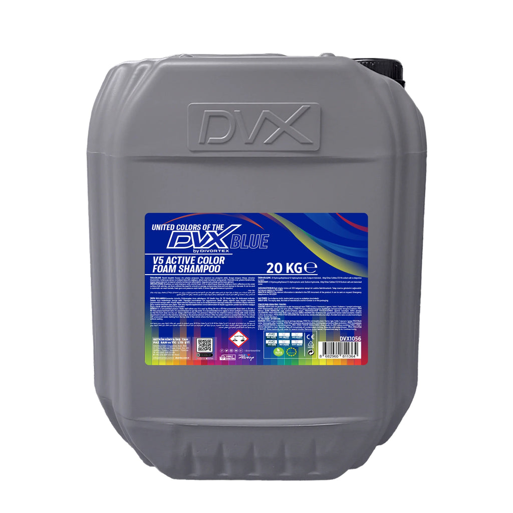DVX United Colors Active Foam Car Wash Shampoo 4.80 gal | Blue