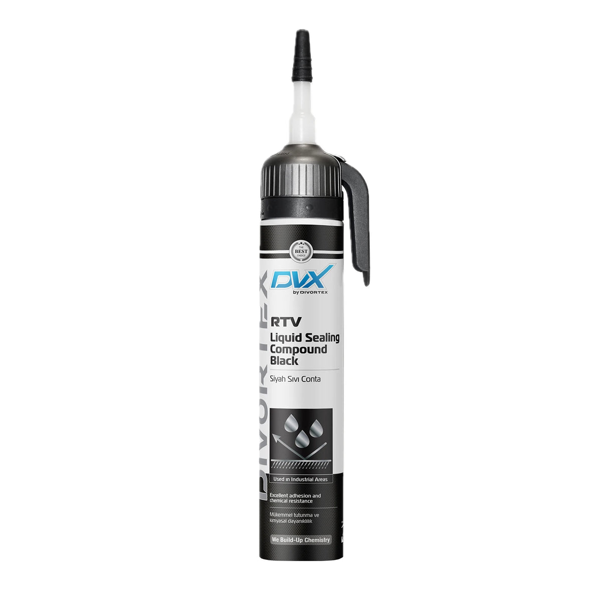 DVX RTV Liquid Gasket Sealant (200 ml) | Black